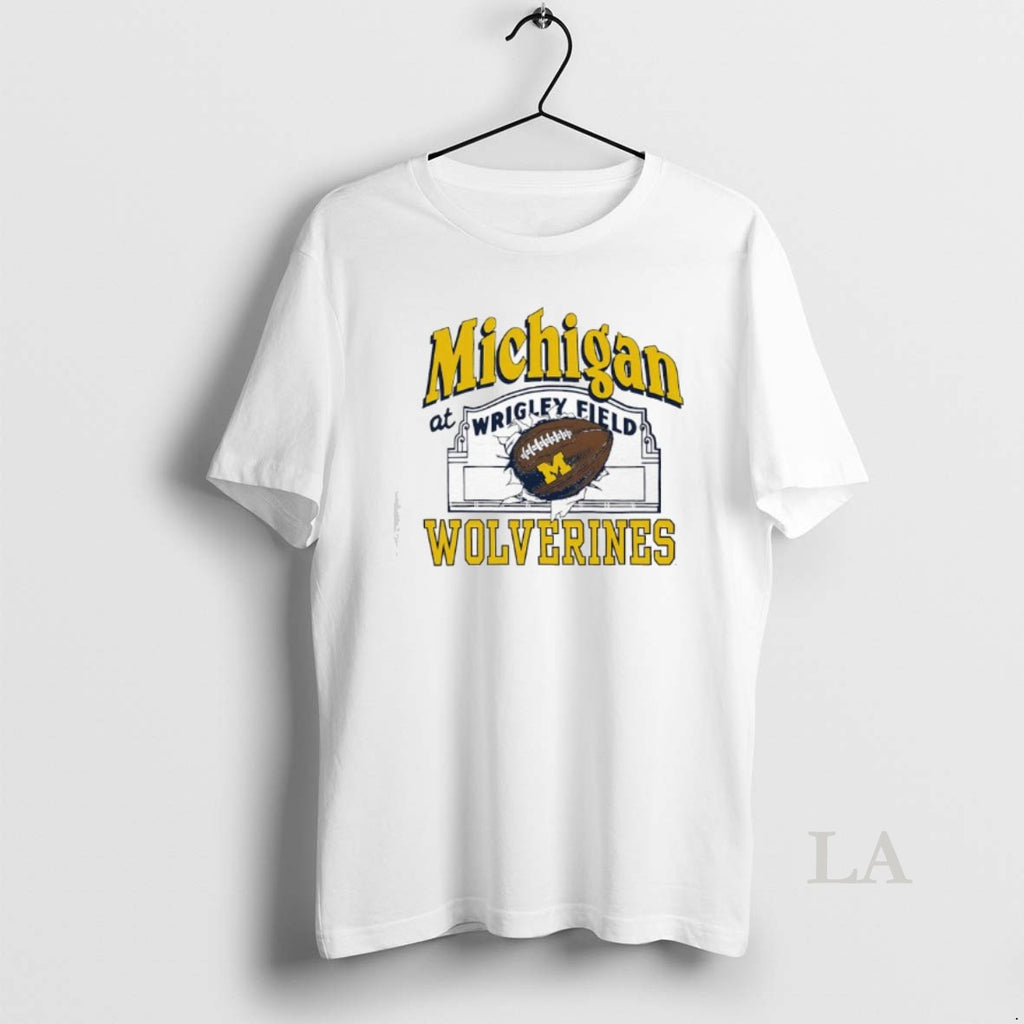 Original Michigan Wolverines Football At Wrigley Field Game