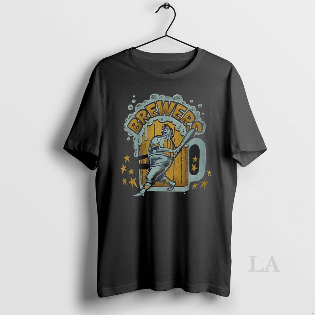 Original Milwaukee Brewers Black Sigma Franklin Vintange