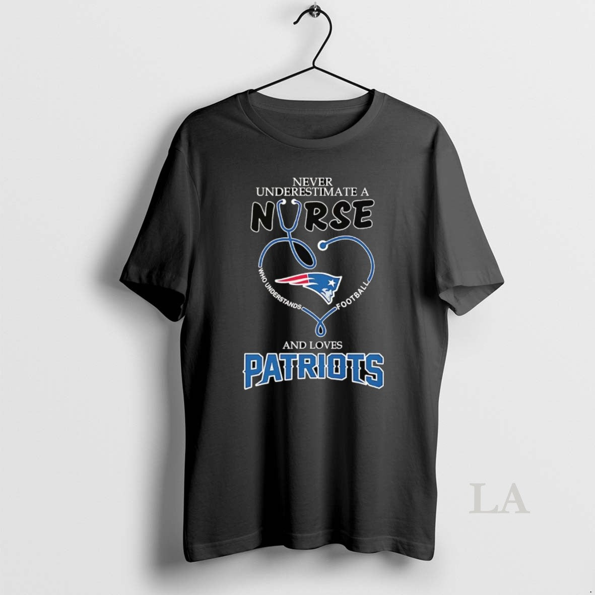 Original Never Underestimate A Nurse Understands Football And Love Ne Patriots
