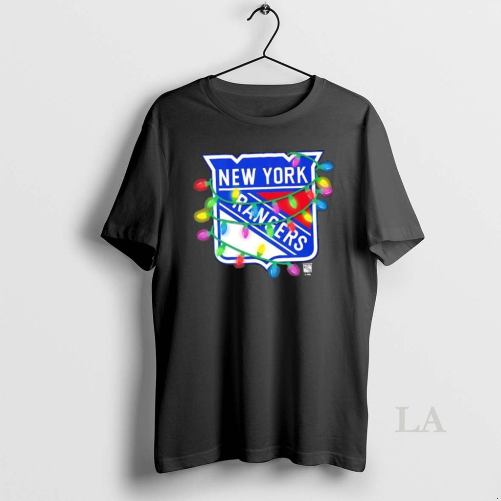 Original New York Rangers Logo Holiday Christmas Lights