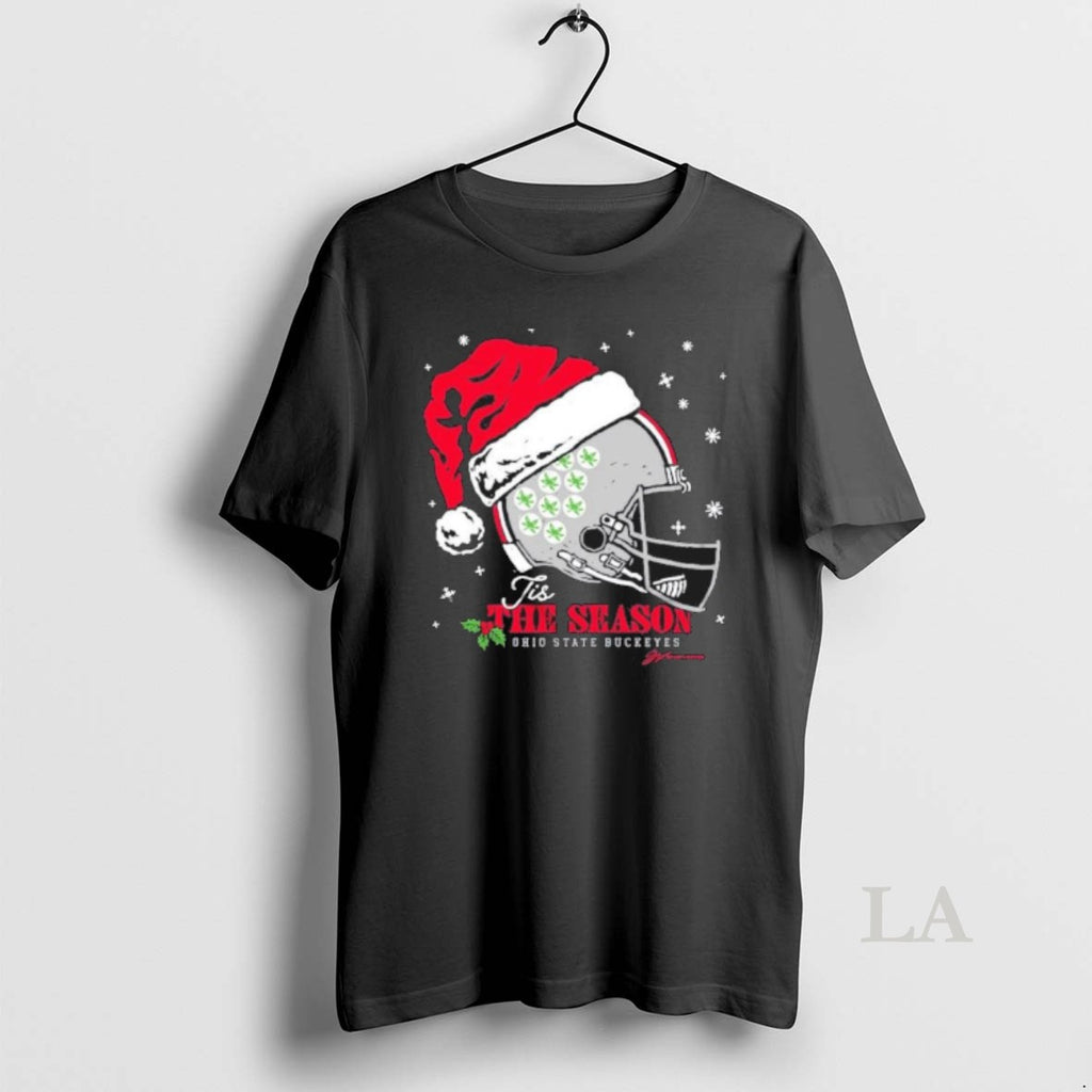 Original Ohio State Santa Helmet Tis The Season