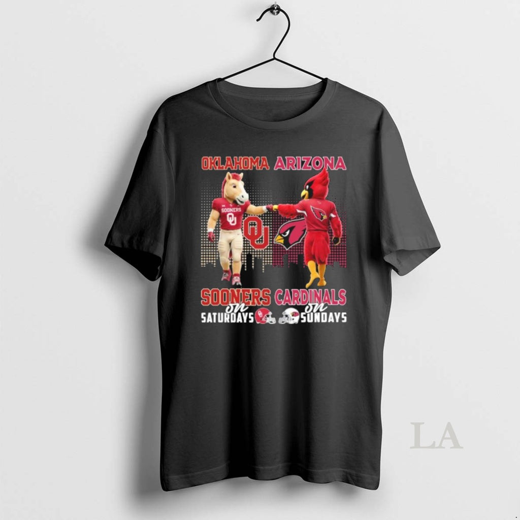 Original Oklahoma Sooners And Arizona Cardinals Mascot On Saturdays And On Sundays