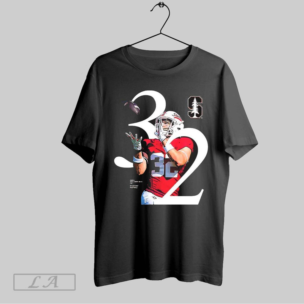 Original Owen Van Loben Sels Number 32 Stanford Cardinal Football Breakthrough V Neck