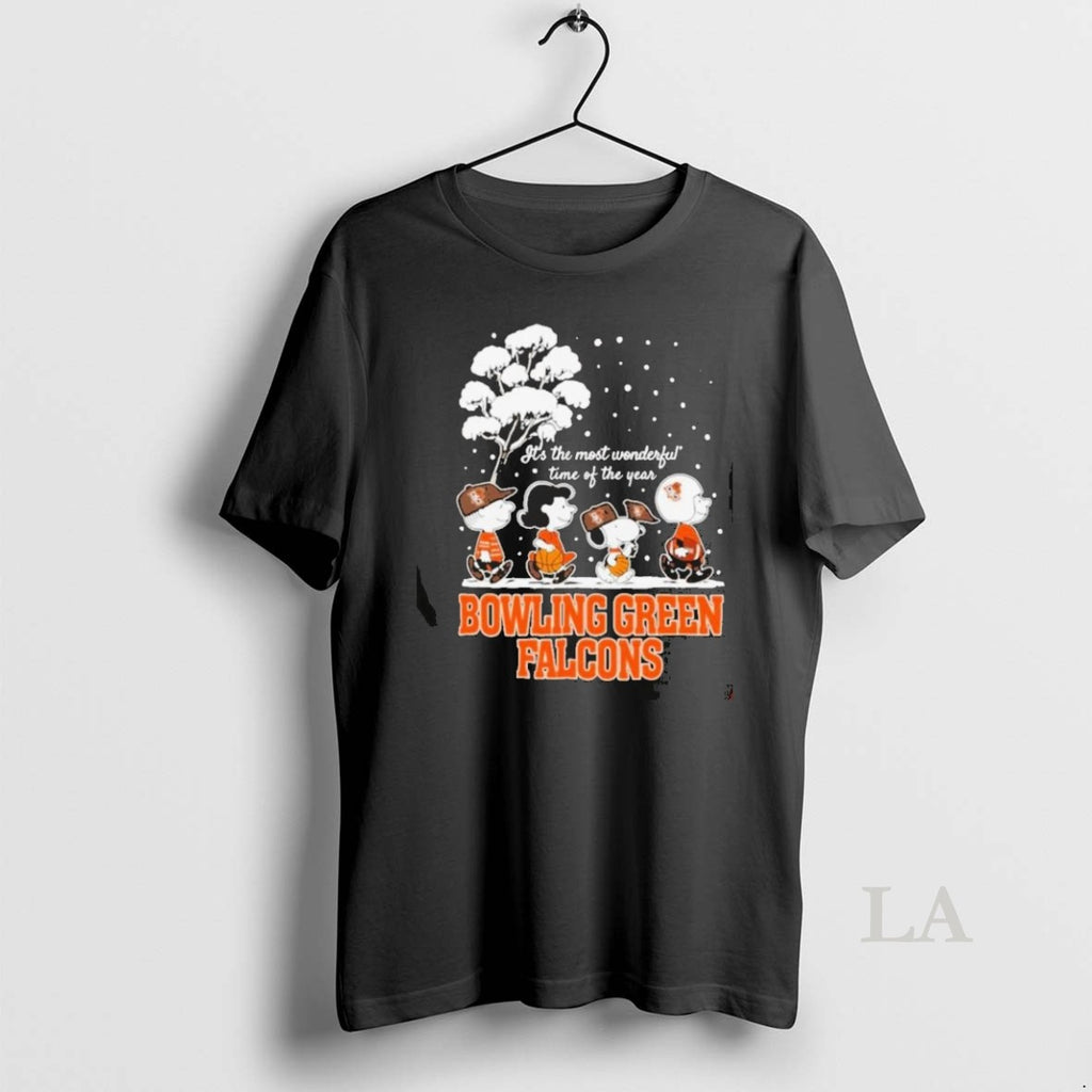 Original Peanuts Bowling Green Falcons Winter Its The Most Wonderful Time Of The Year 2025