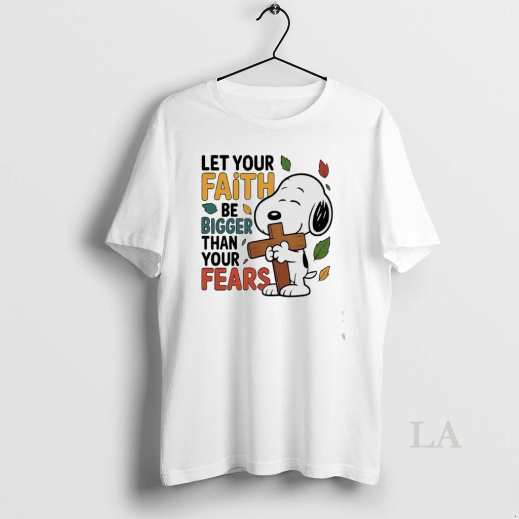 Original Peanuts Cross Let Your Faith Be Bigger Than Your Fears