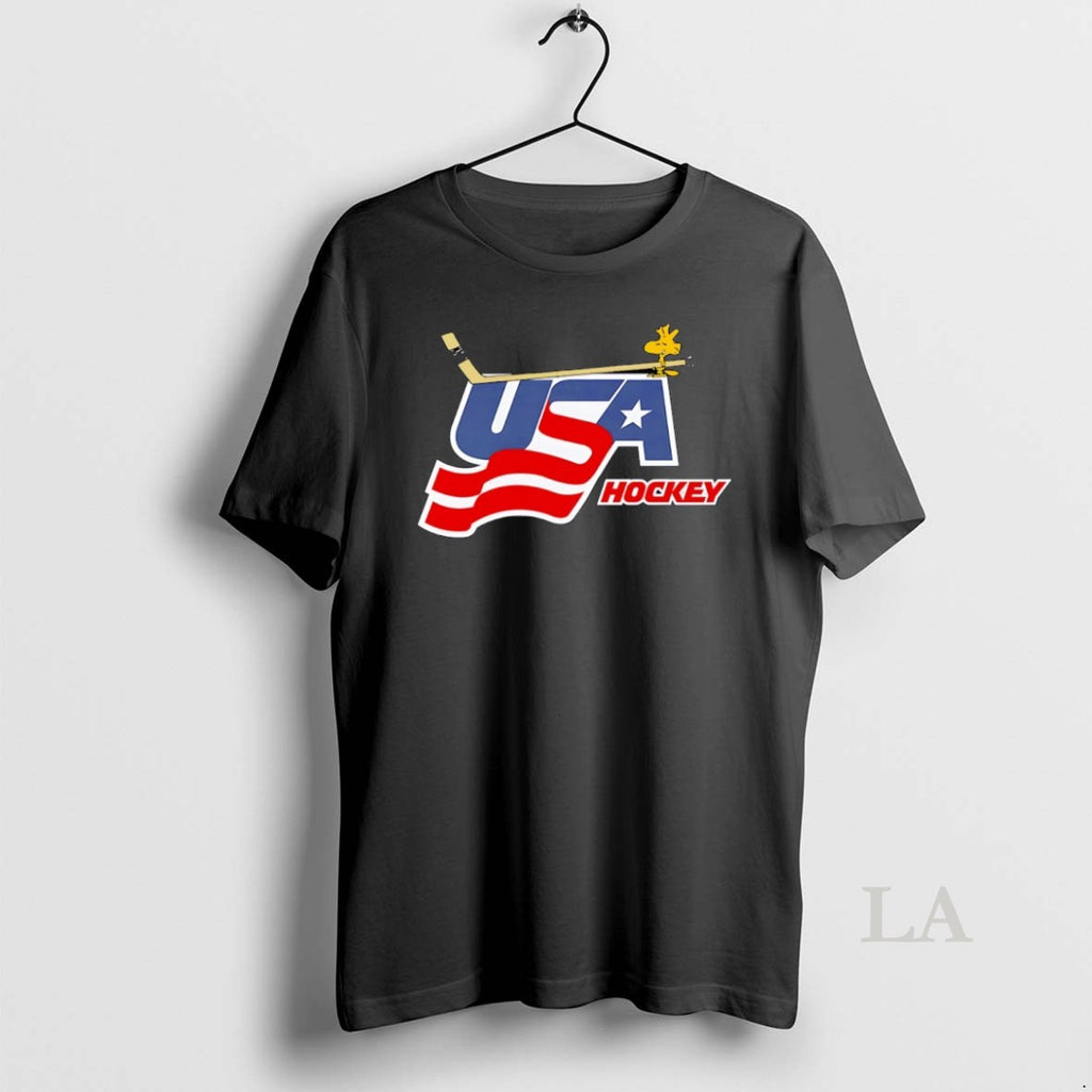 Original Peanuts Woodstock Usa Hockey