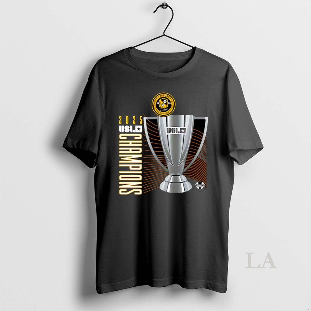 Original Pittsburgh Riverhounds Sc 2025 Usl Championship Final Champions Trophy