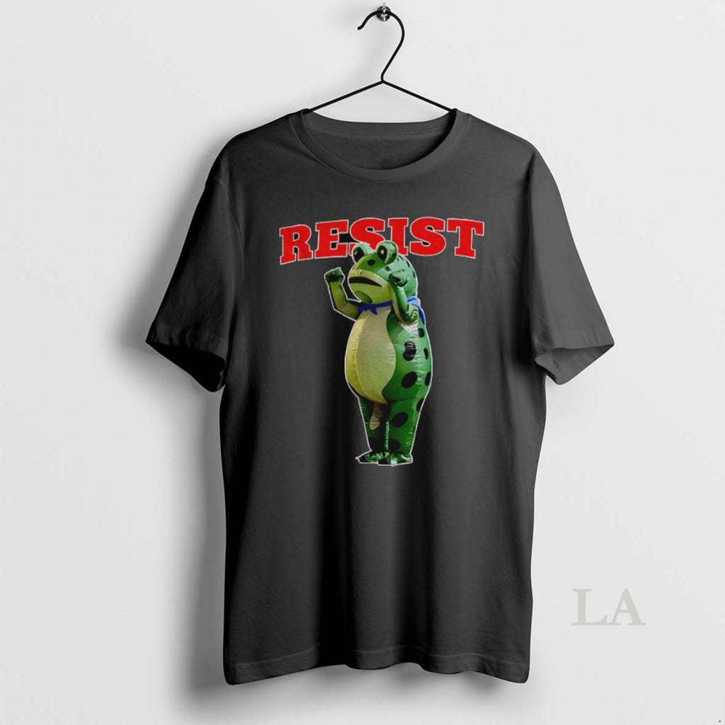 Original Portland Frog Protest Resist Abolish Ice Political