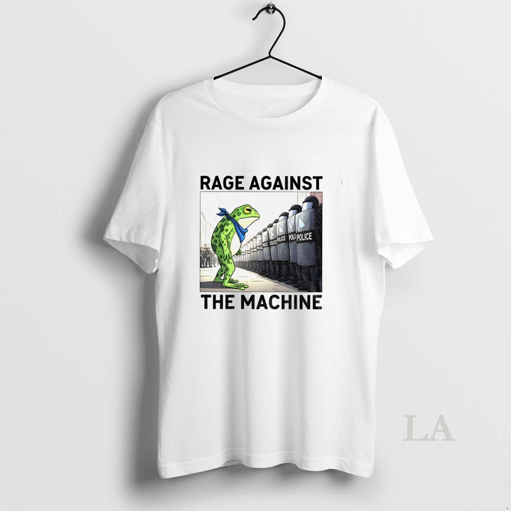 Original Portland Frog Rage Against The Machine Police Anti Fascism Vintage