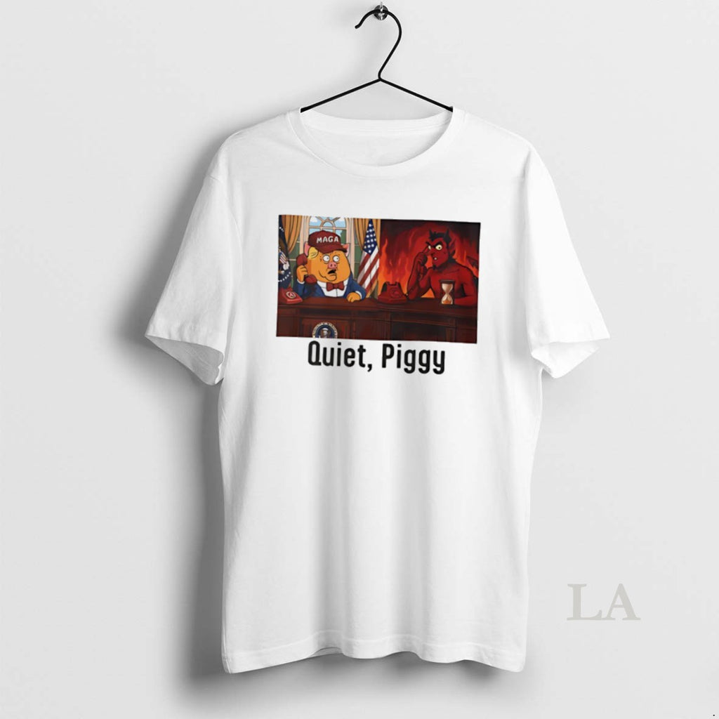 Original Quiet Piggy Anti Trump Devil