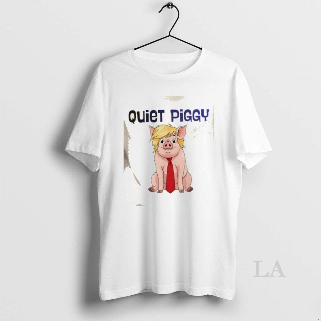Original Quiet Piggy Retro Funny