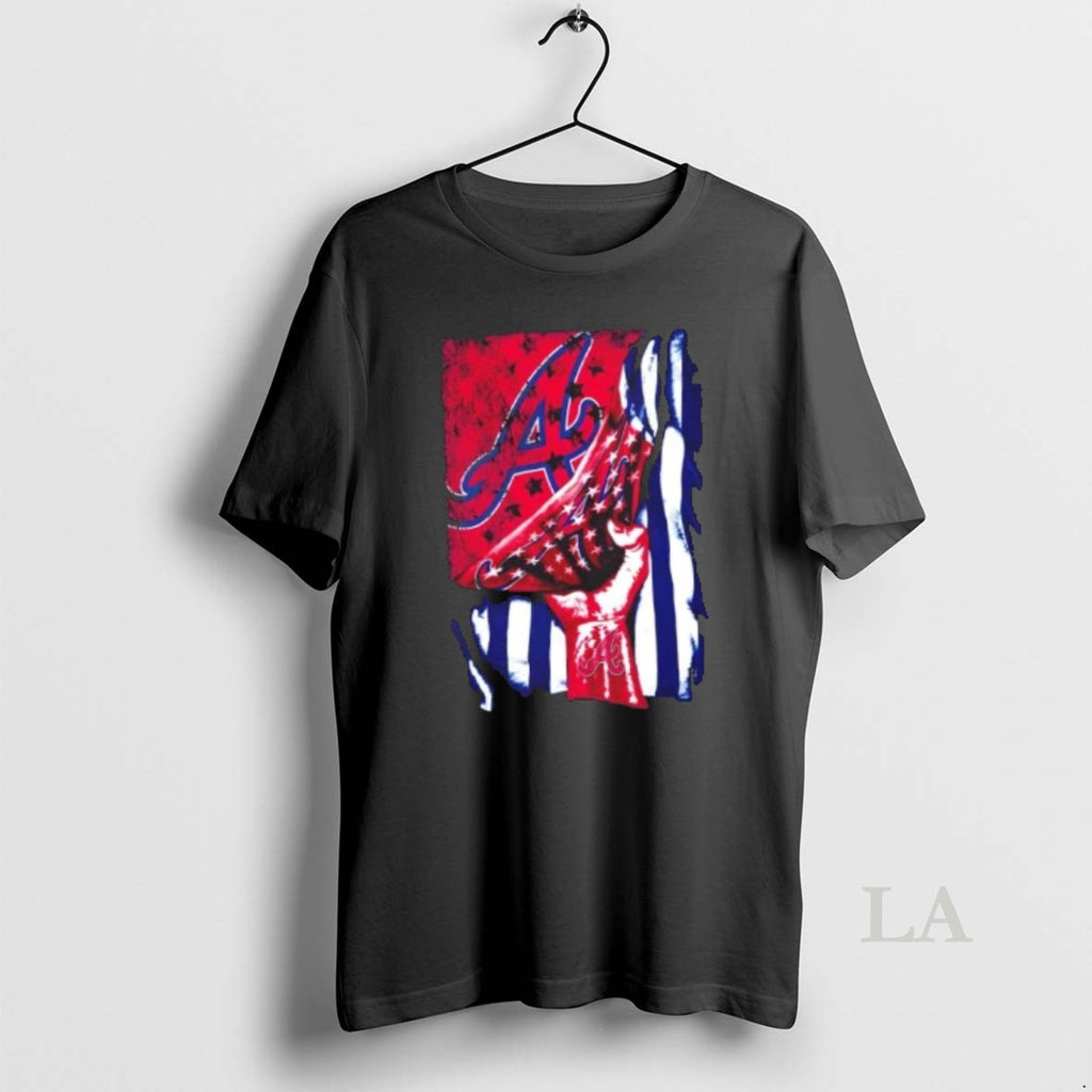 Original Revealing The Glory Atlanta Braves X Usa Flag