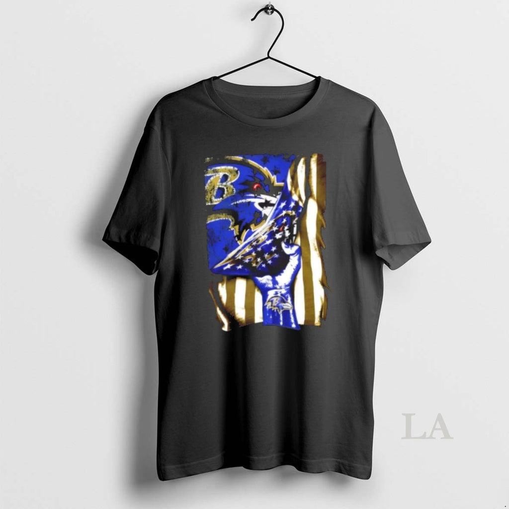 Original Revealing The Glory Baltimore Ravens X Usa Flag