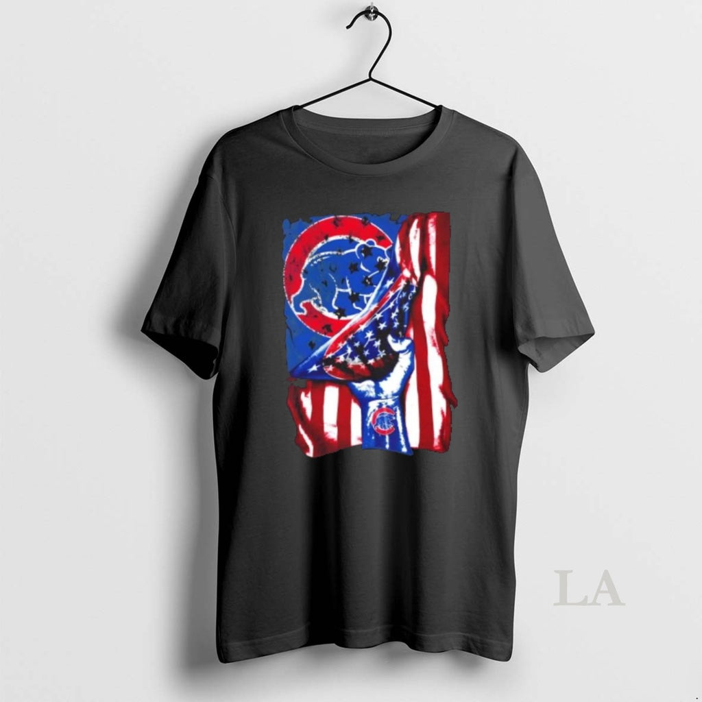 Original Revealing The Glory Chicago Cubs X Usa Flag