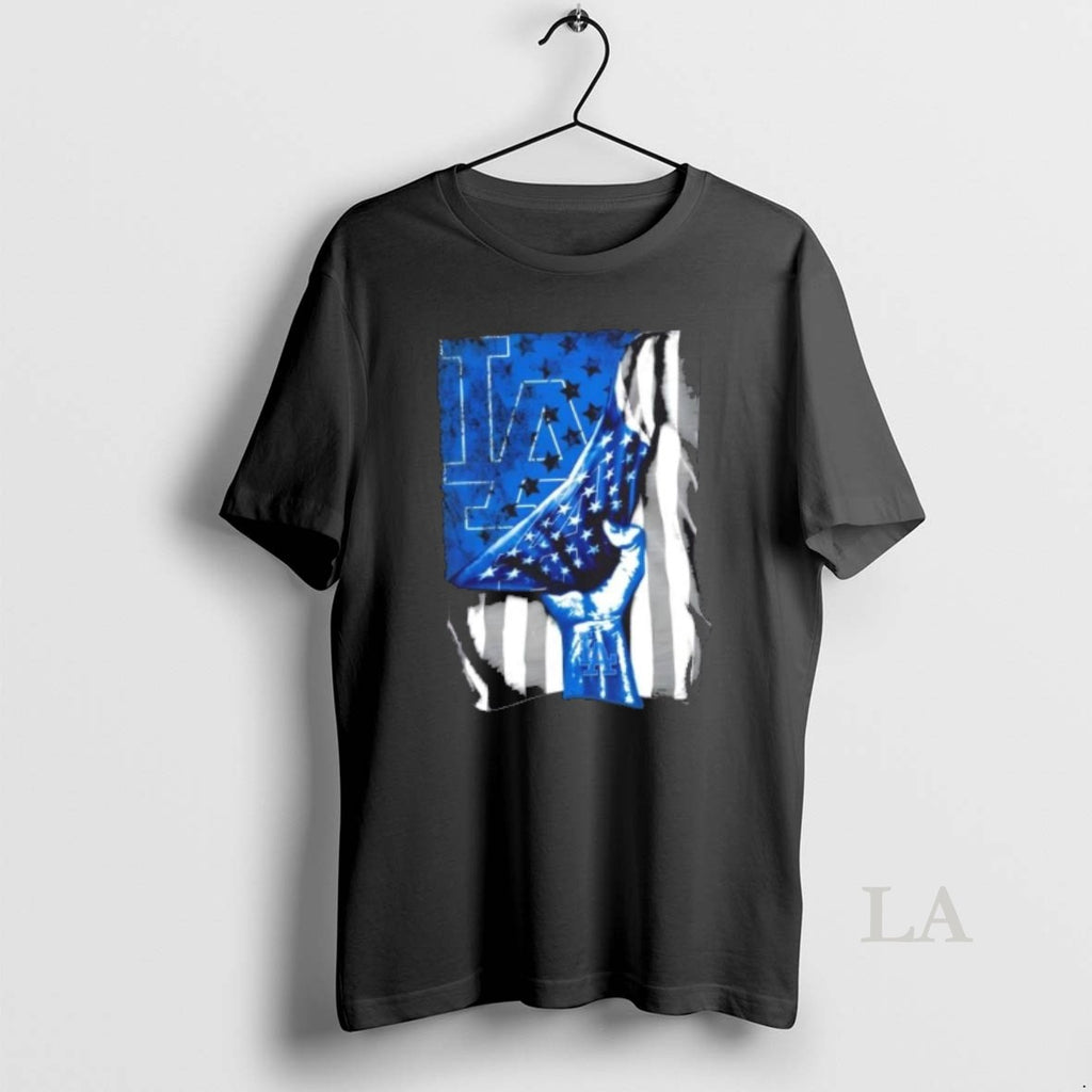 Original Revealing The Glory Los Angeles Dodgers X Usa Flag