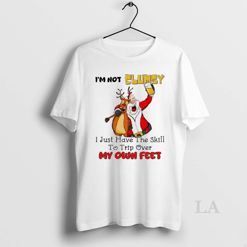 Original Santa Im Not Clumsy I Just Have The Skill To Trip Over My Own