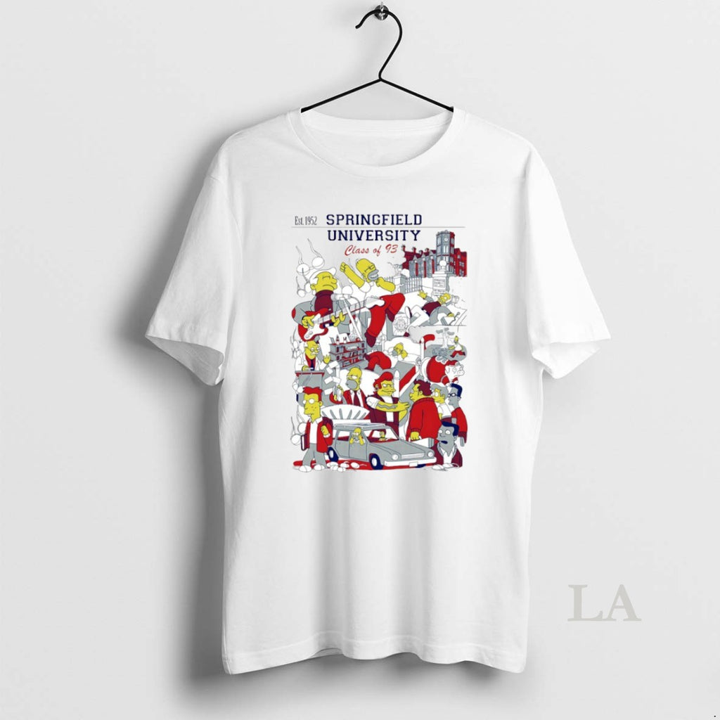 Original Simpsons Springfiled University Class Of 93 Circle