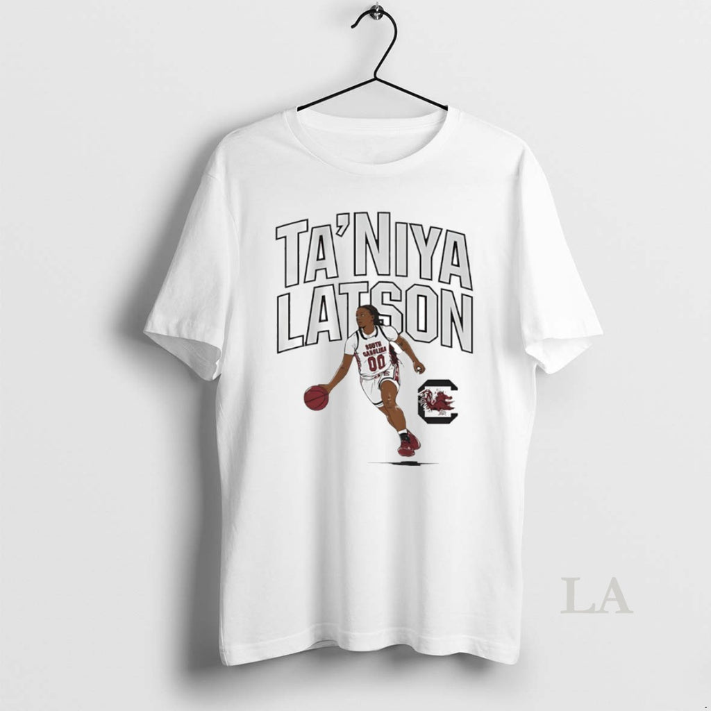 Original South Carolina Gamecocks Basketball Taniya Latson Player Pose Circle