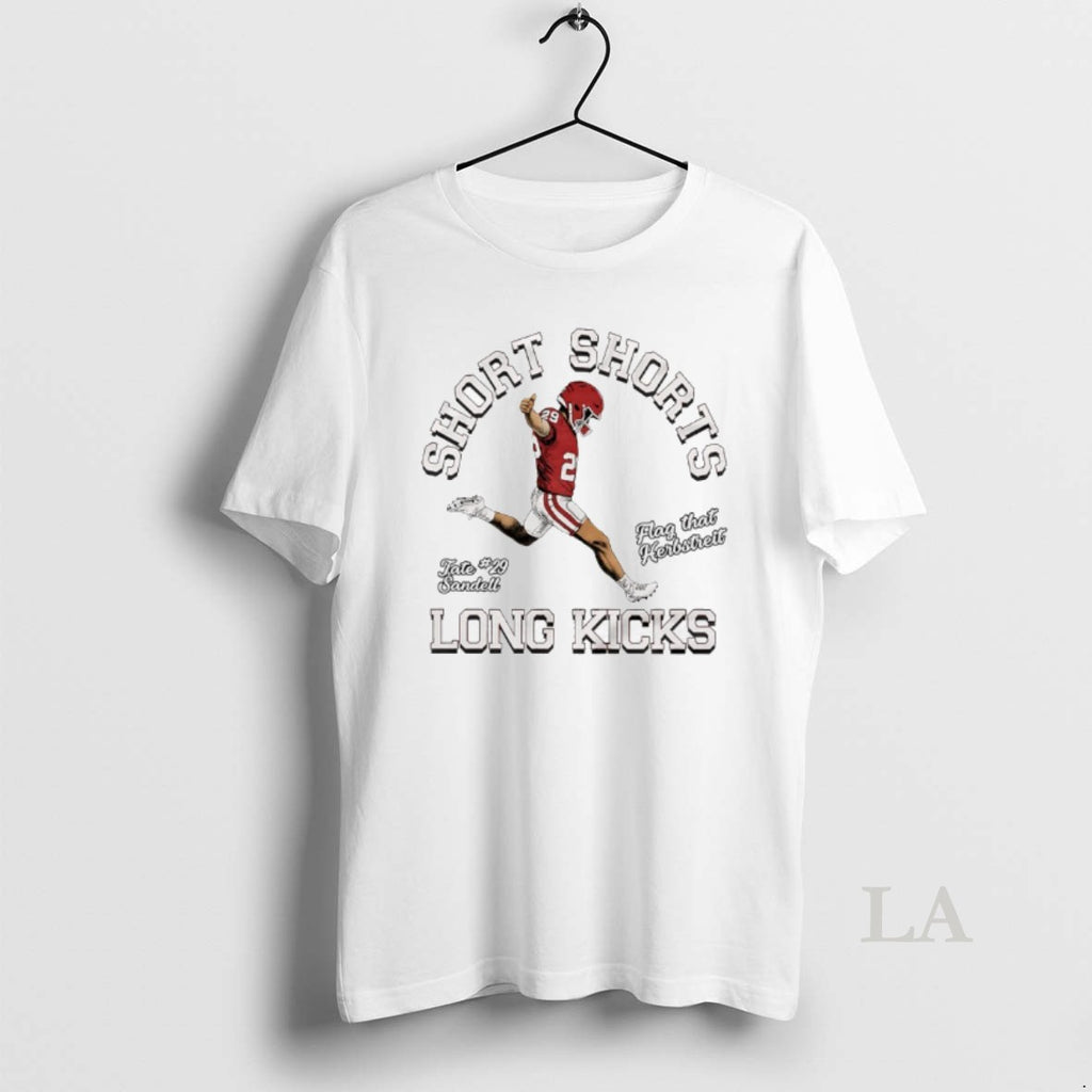 Original Tate Sandell Oklahoma Sooners Short Shorts Flag That Herbstreit Long Kicks