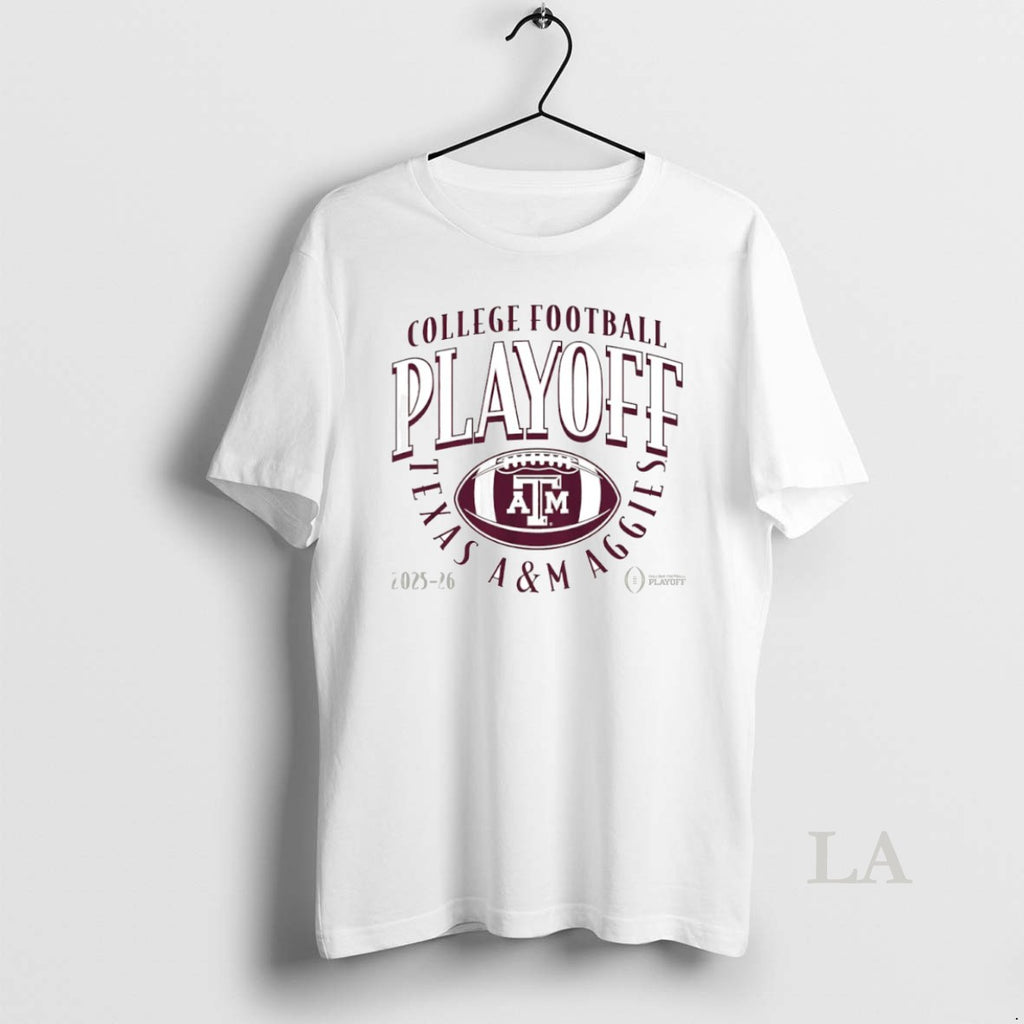 Original Texas A And M Aggies 2025 2026 College Football Playoff Curve Logo Circle