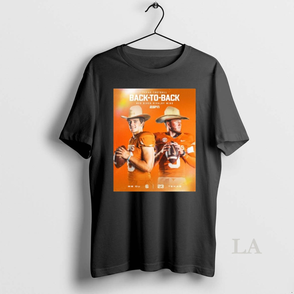 Original Texas Football Back 2 Back Red River Rivalry Winners Beat Ou