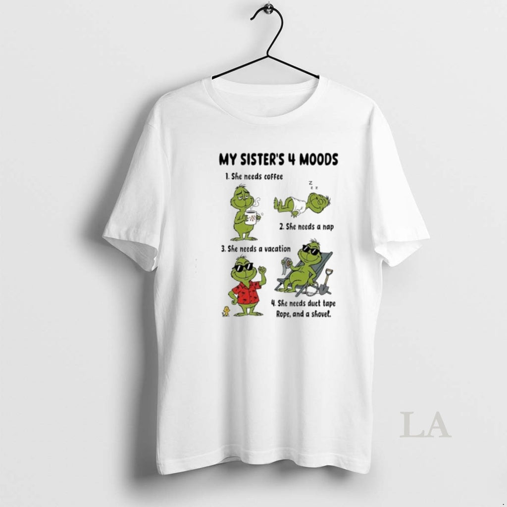 Original The Grinch Needs Coffee A Nap Vacation Duct Tape Rope And A Shovel