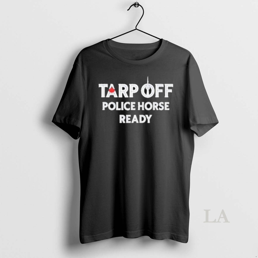 Original Toronto Raptors Tarp Off Police Horse Ready 2025