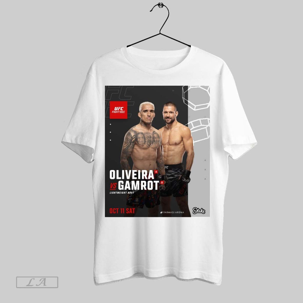 Original Ufc Fight Night Oliveira Vs Gamrot Lightweight Bout Saturday October 11 2025 Farmasi Arena