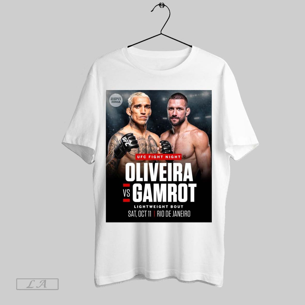Original Ufc Fight Night Oliveira Vs Gamrot Lightweight Bout Saturday October 11 2025 Rio De