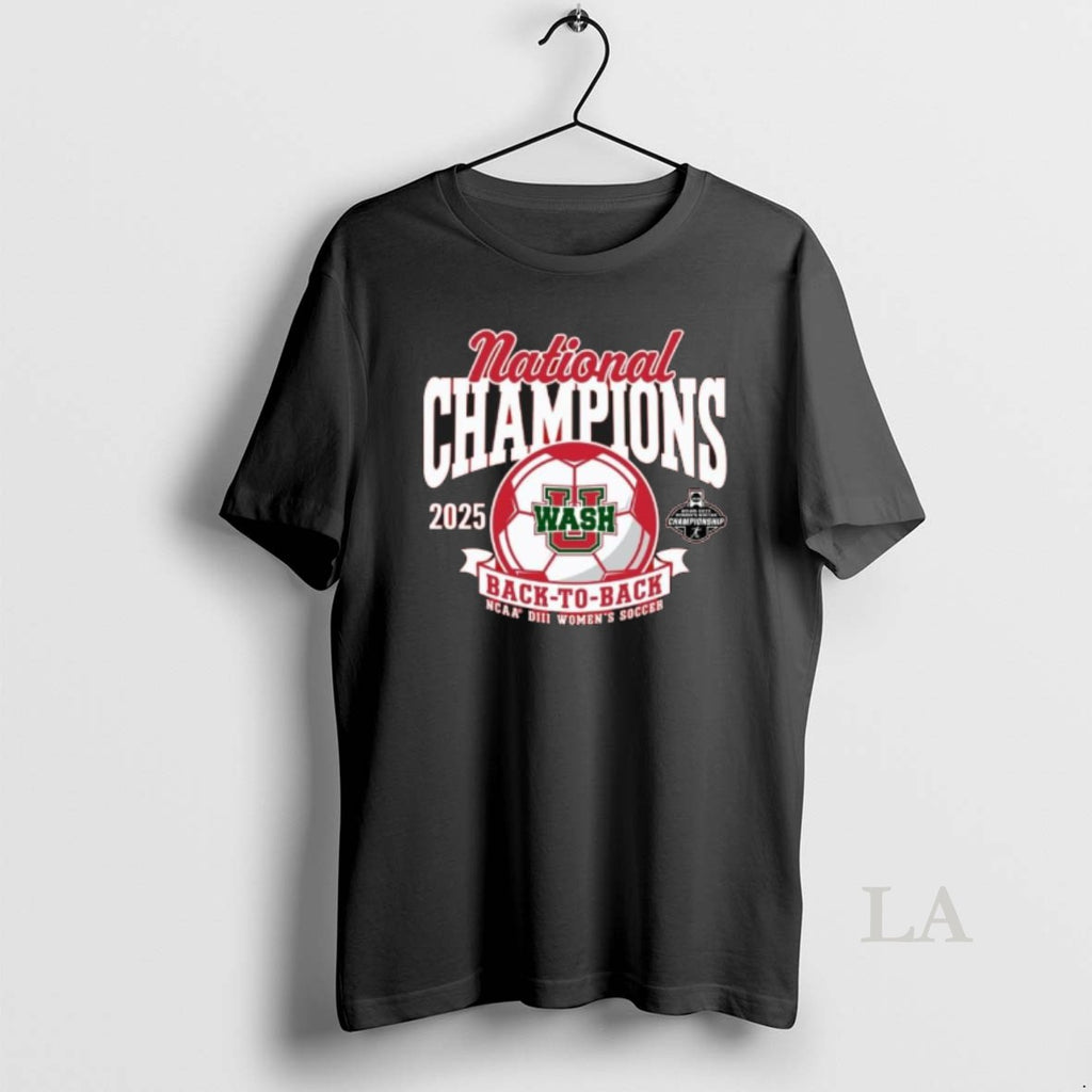 Original Washington University Womens Soccer 2025 Diii Back To Back National Champions