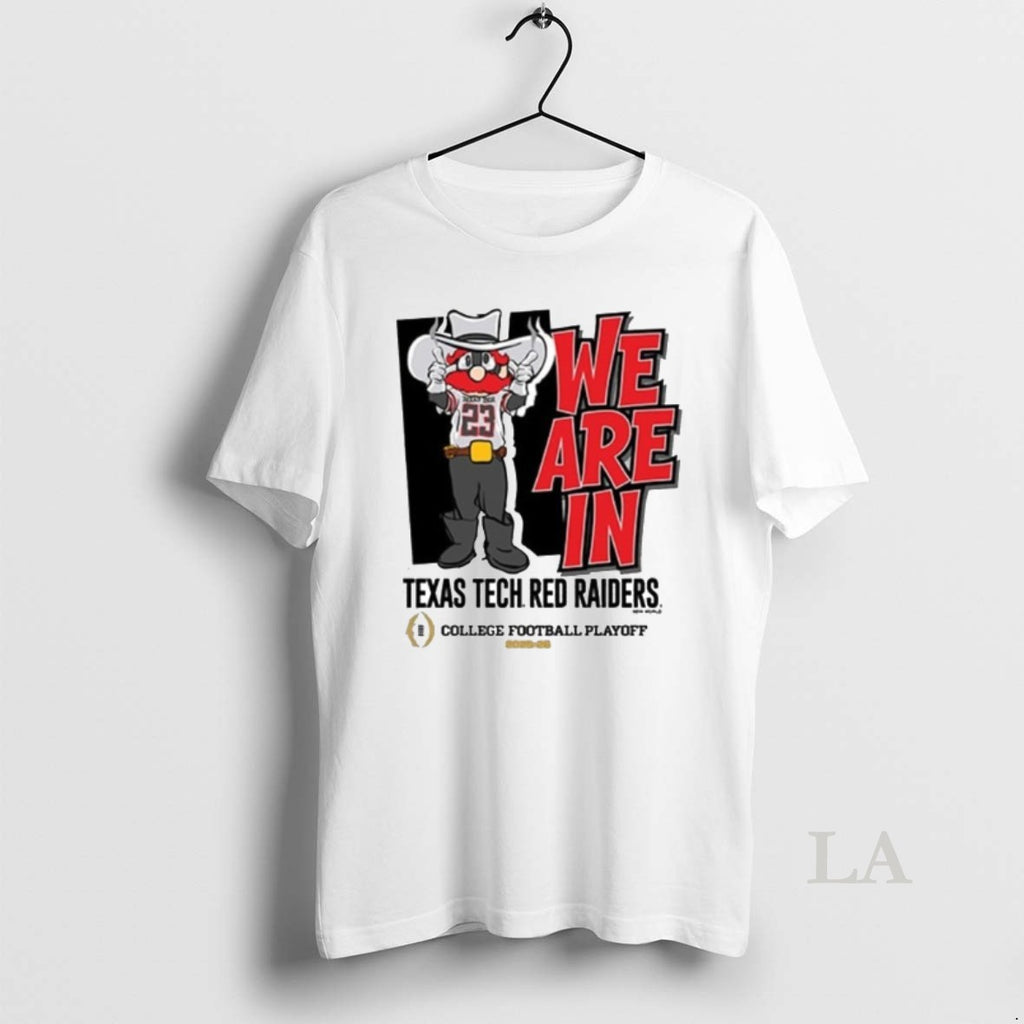 Original We Are In Tech Red Raiders 2025 Cfp Bound Mascot