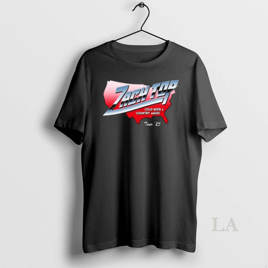 Original Zach Top Usa Tour 2025 Long Sleve