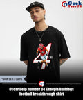 Oscar Delp number 04 Georgia Bulldogs football breakthrough shirt