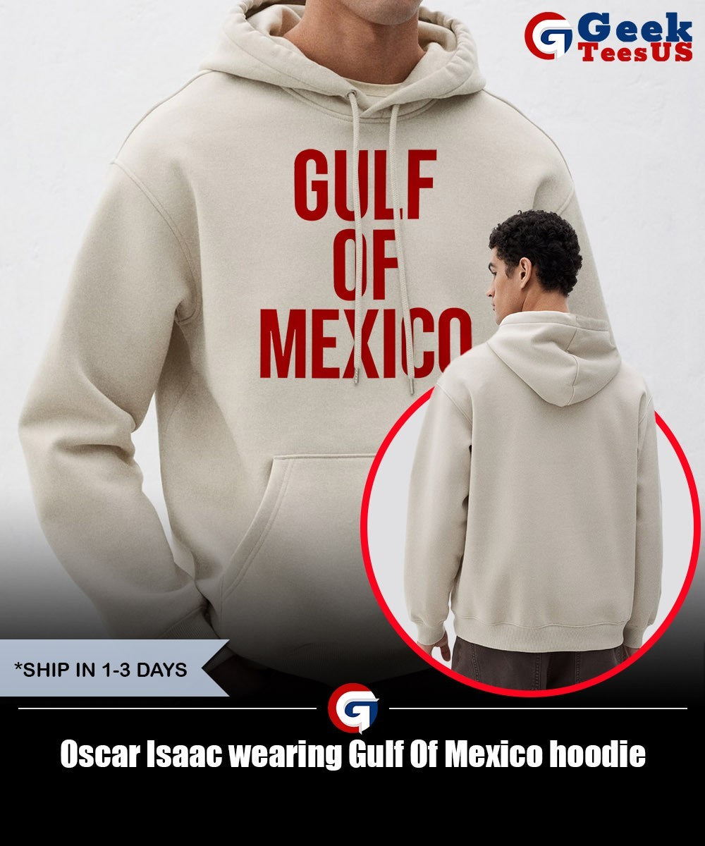 Oscar Isaac wearing Gulf Of Mexico shirt