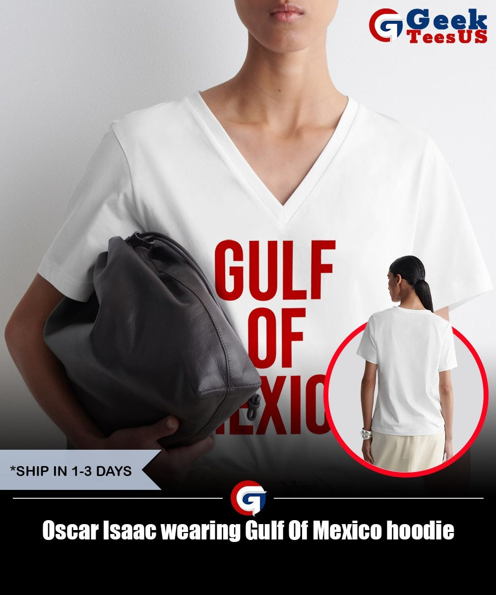 Oscar Isaac wearing Gulf Of Mexico shirt