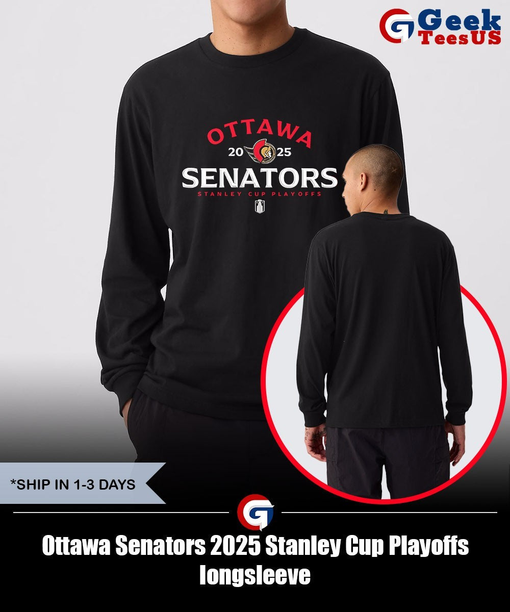 Ottawa Senators 2025 Stanley Cup Playoffs shirt
