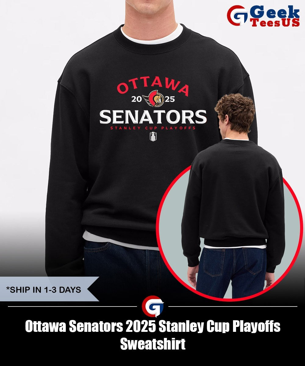 Ottawa Senators 2025 Stanley Cup Playoffs shirt