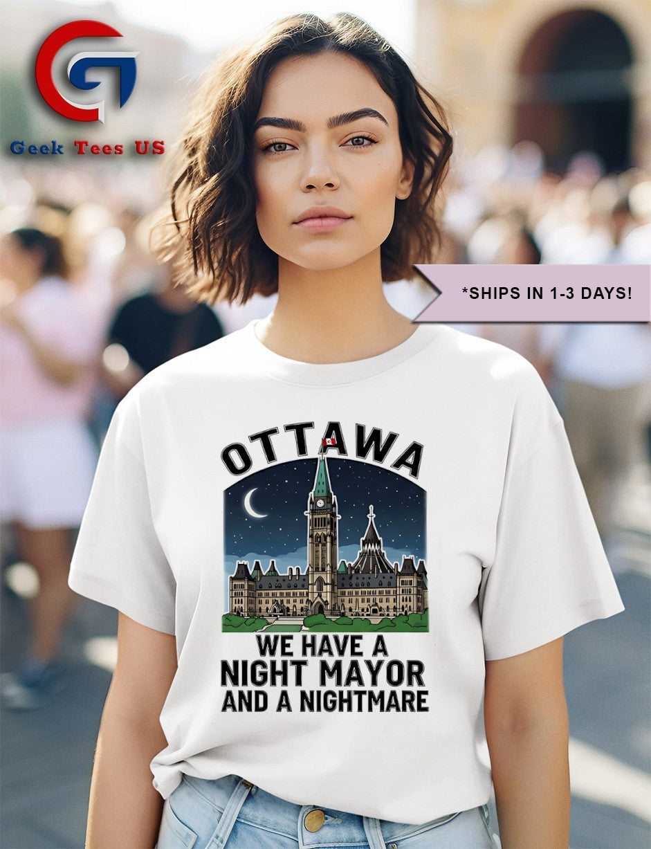 Ottawa we have night mayor and a Nightmare shirt