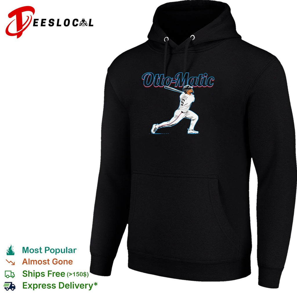 Otto Lopez Otto-matic Miami Marlins MLB slugger swing shirt
