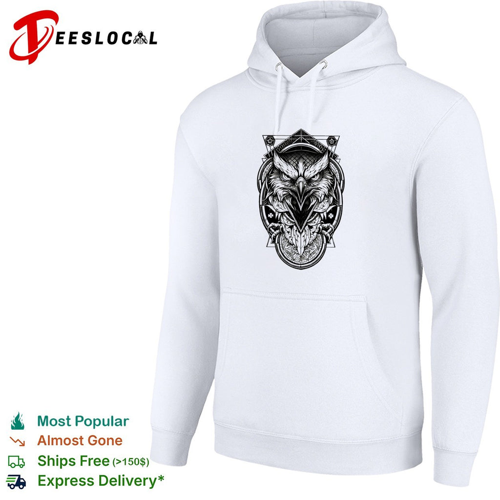 Owl geometric mystic face shirt