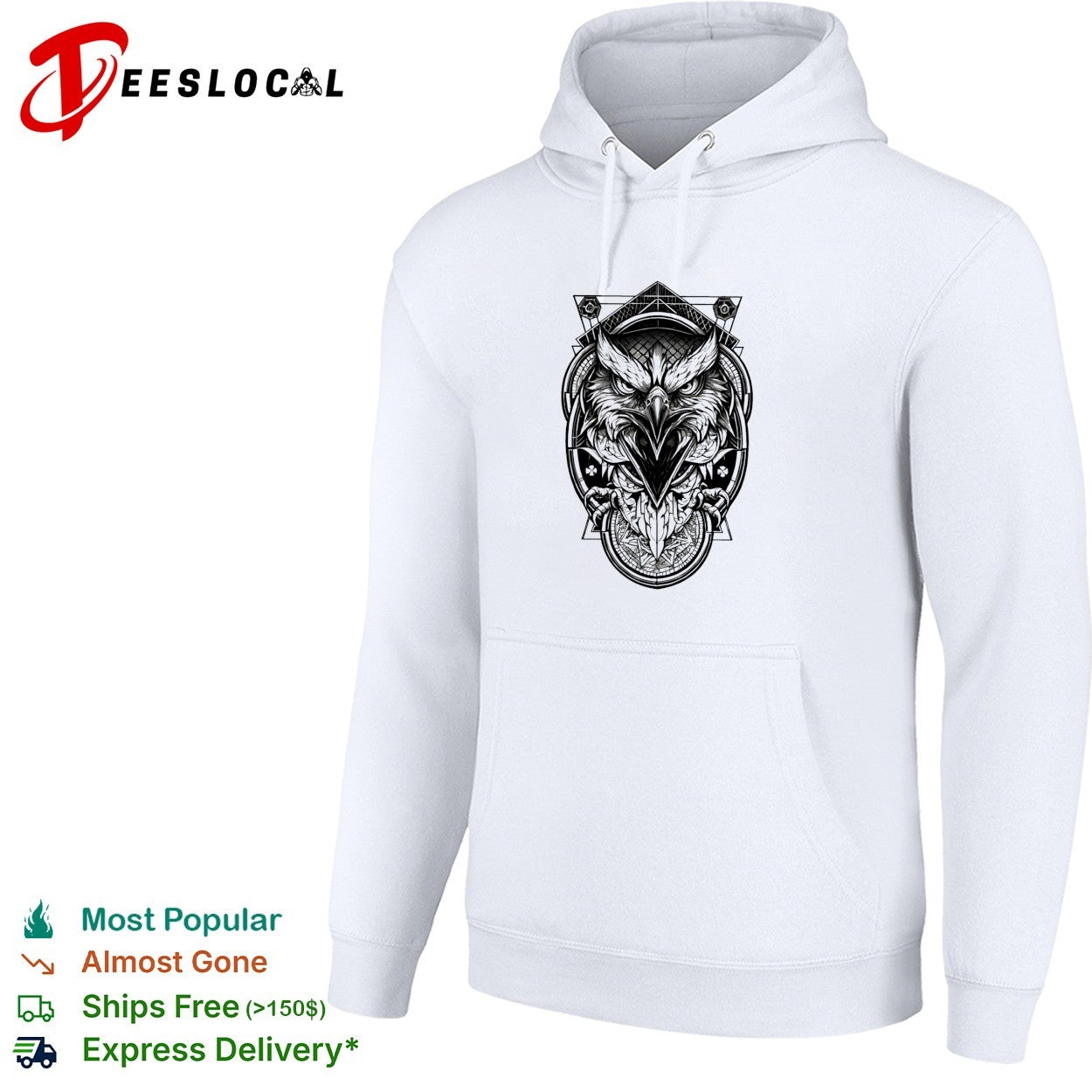 Owl geometric mystic face shirt