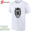 Owl geometric mystic face shirt