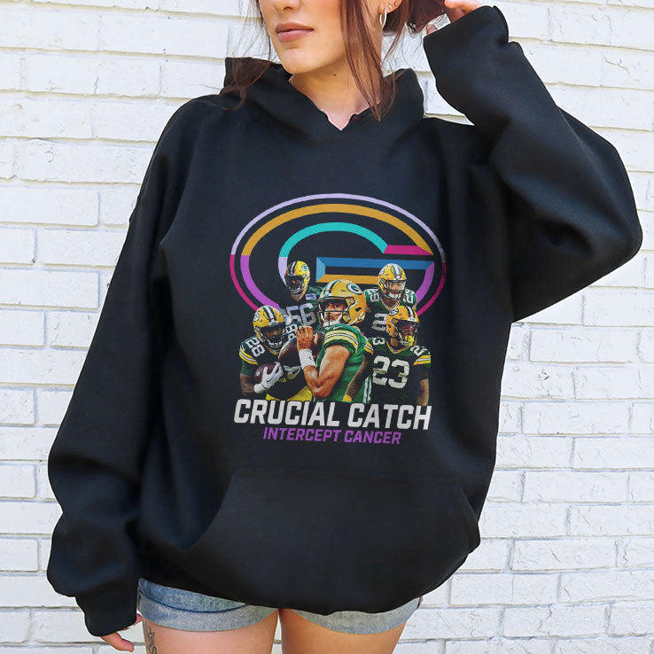 Packers Crucial Catch Intercept Cancer Shirt