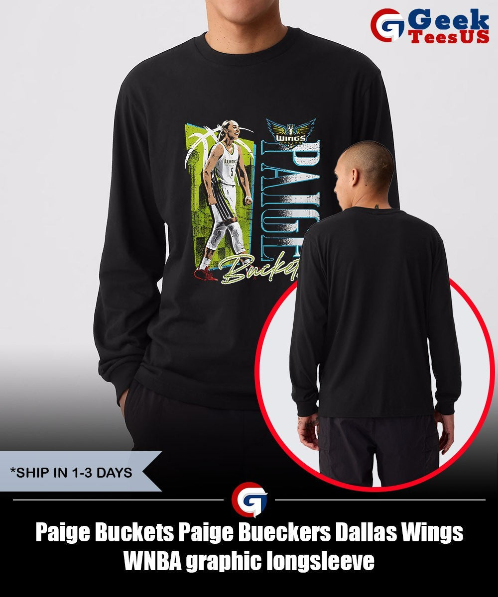 Paige Buckets Paige Bueckers Dallas Wings WNBA graphic shirt