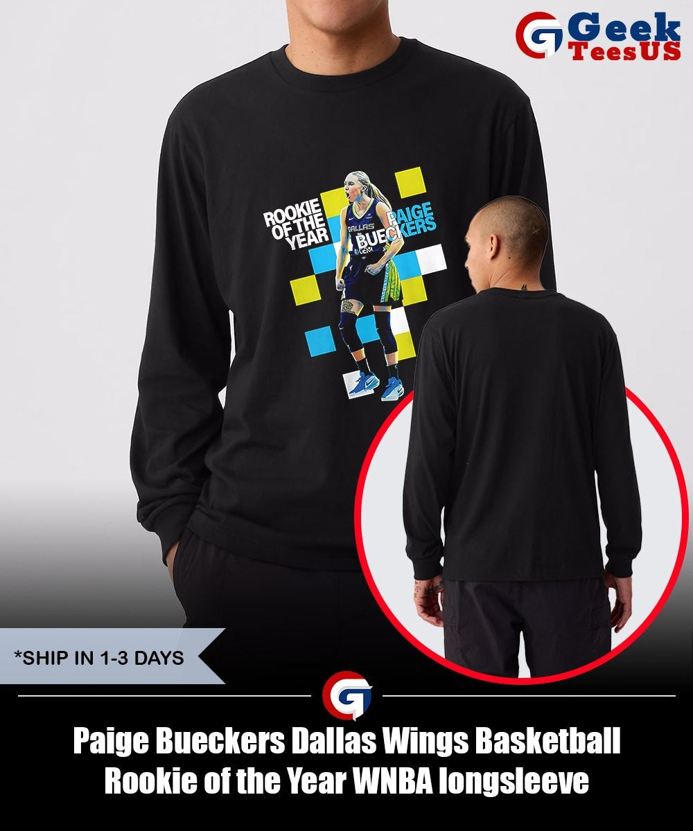 Paige Bueckers Dallas Wings Basketball Rookie of the Year WNBA shirt