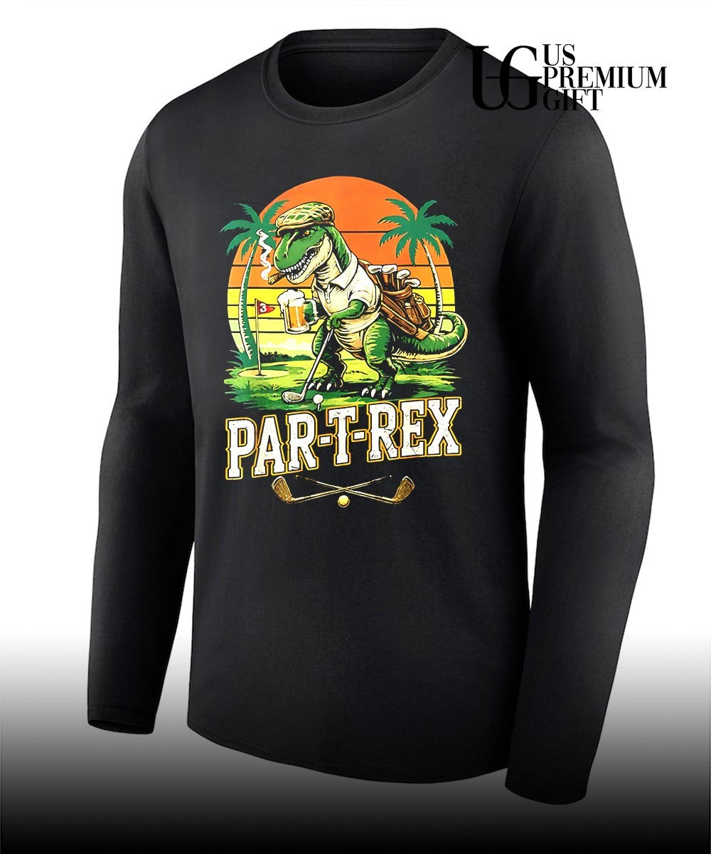 Par-T-Rex Golf Party Dinosaur Golfer shirt