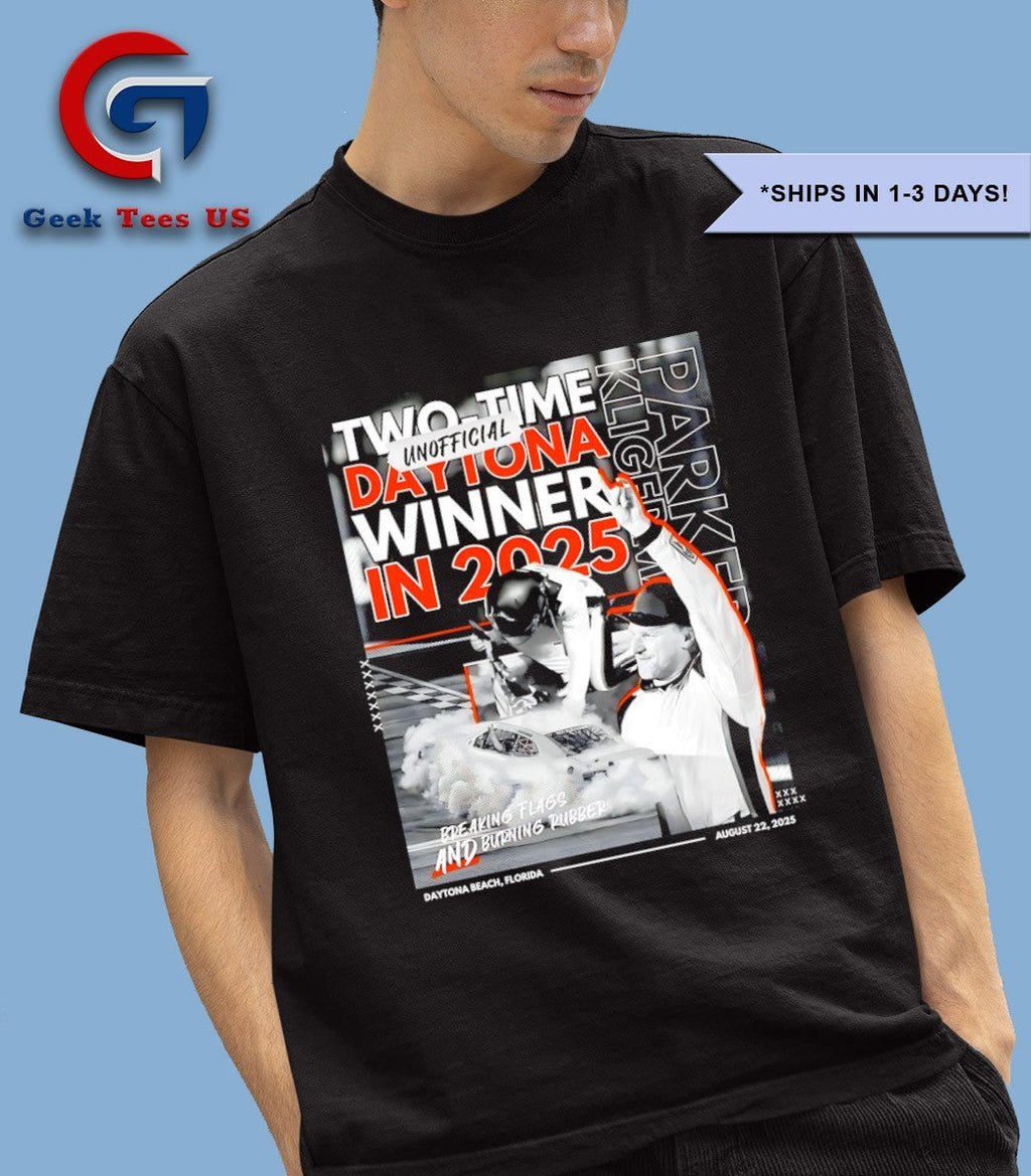 Parker Kligerman Two Time 2025 Daytona Winner graphic shirt