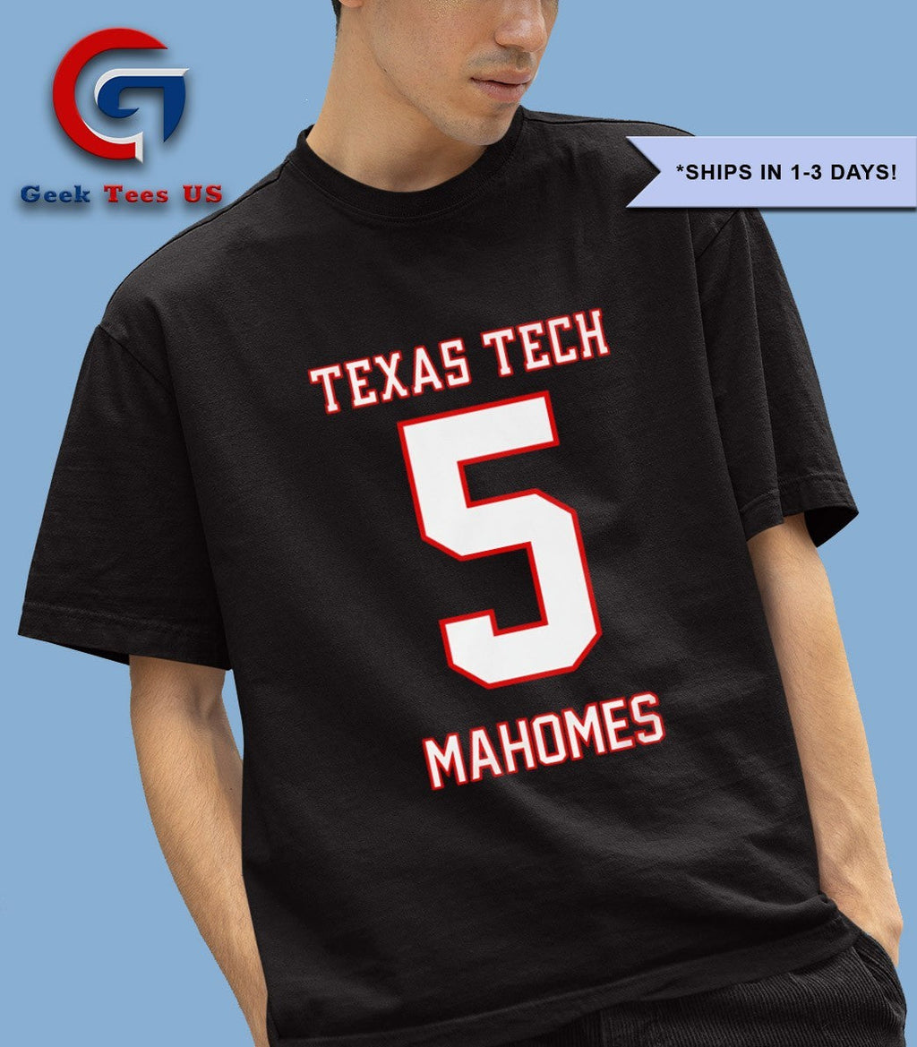 Patrick Mahomes 5 Texas Tech Football shirt