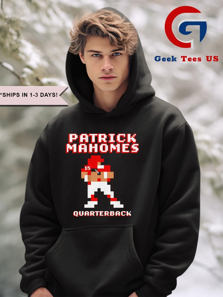 Patrick Mahomes Kansas City Chiefs football Quarterback 8 bit shirt