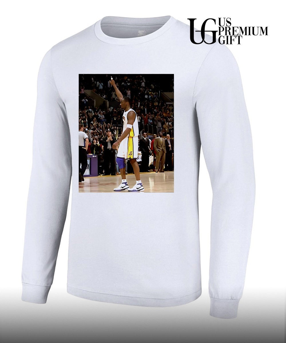 Pau Gasol wearing Kobe Bryant NBA shirt